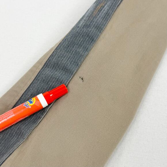 Anthropologie Pilcro Women's Hyphen Boho Patched Chino Khaki Pant Size 26 - Picture 12 of 16